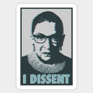 RBG I dissent Sticker